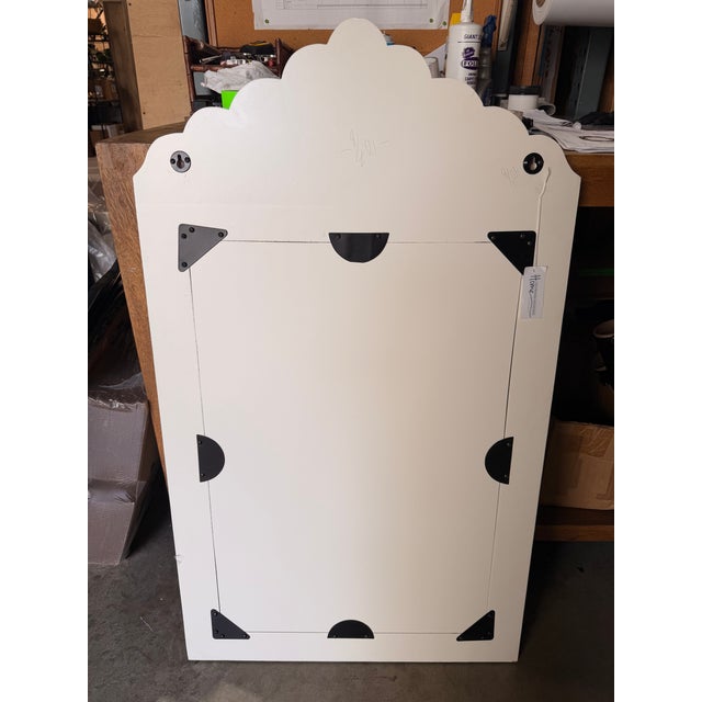 Chelsea House Inc Chelsea House White & Gold Mirror For Sale - Image 4 of 4