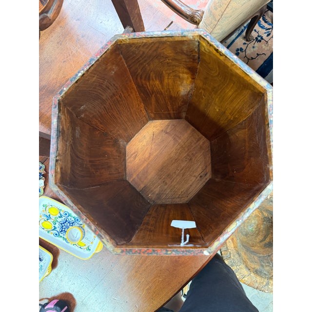 19th-Century Antique Chinese Hand-Painted Tea Canister For Sale In Atlanta - Image 6 of 6