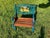 Cast iron and mahogany children’s chair