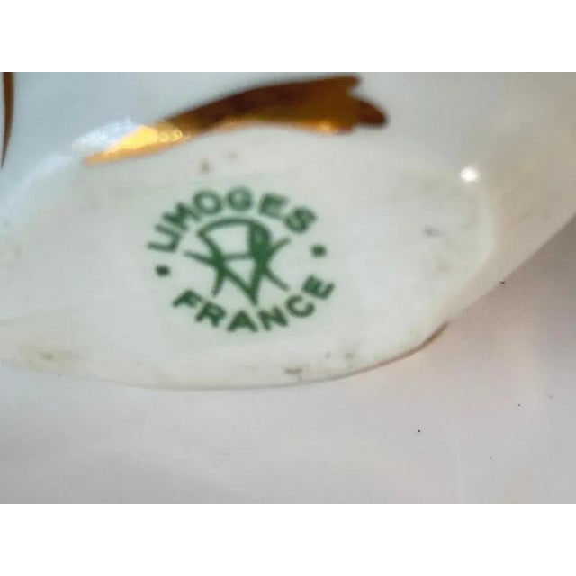 Salt and Pepper Shaker in Ceramic with Spoon from Limoges, France, 1960s, Set of 3 For Sale - Image 9 of 11