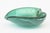 Barovier e Toso Vintage Murano Barovier E Toso Emerald Green and Gold Aventurine Glass Bowl, 50's For Sale - Image 4 of 11