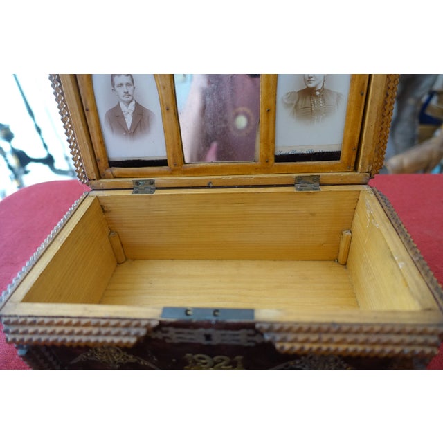 1920s Arts & Crafts Wedding Jewelry Box, 1920s For Sale - Image 5 of 6