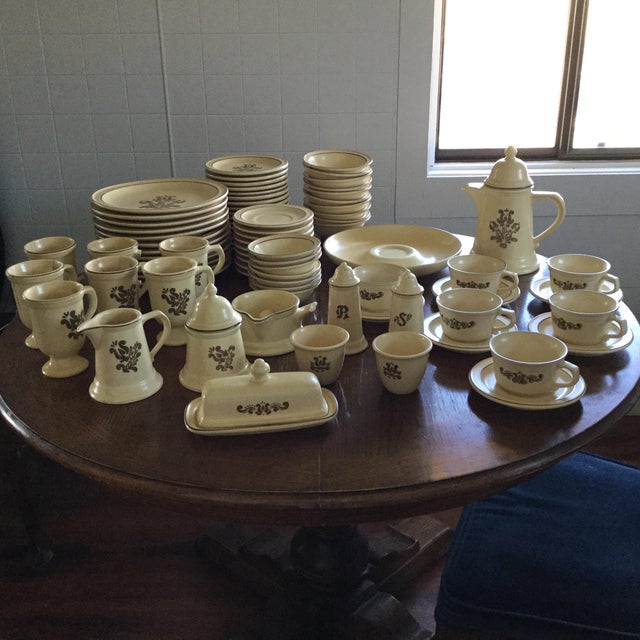 Pfaltzgraff Village Folk Art Dinnerware Set of 96 Chairish