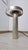 Gray Mod Circle Table Lamp in Silver Metal by Massimo Tonnettos for Venicem For Sale - Image 8 of 14