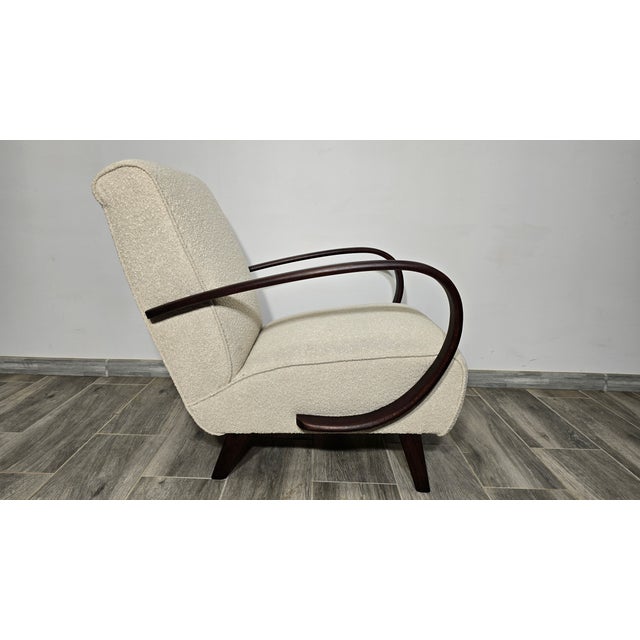 1940s Art Deco Armchair by Jindrich Halabala, 1940s For Sale - Image 5 of 9