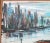 Contemporary Rod Rodgers Painting, "East Side Skyline" For Sale - Image 3 of 8