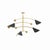 2020s Eclipse Mobile Chandelier, Blackened Brass and Natural Brass For Sale - Image 5 of 10