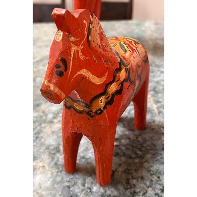 Mid-Century Modern Small 1950s Dala Horse For Sale - Image 3 of 4