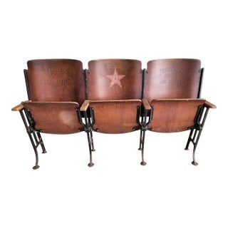 Folding Chairs With Star Brand Advertising Theater Type Style For Sale