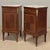 Pair of Antique French Louis XVI Marquetry Marble Top Nightstands ~ End Tables For Sale - Image 4 of 18