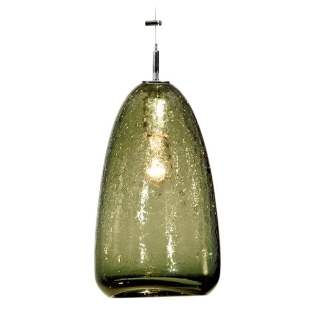 Summit Pendant Light from the Boa Lantern Collection in Moss For Sale