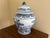 Chinoiserie Chinoiserie Large Blue and White Porcelain Covered Jar For Sale - Image 3 of 10
