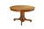 Victorian Antique American Classical Victorian Scrolled Oak Round Extendable Dining Table For Sale - Image 3 of 18