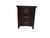 1980s Traditional Brown Wood Nightstand 3 Drawer For Sale - Image 9 of 12