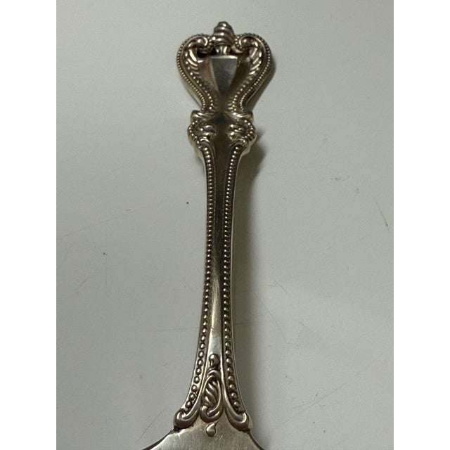 Silver Gorgeous Solid Sterling Silver Antique Toast Fork Hallmarked 1895 No Monogram For Sale - Image 8 of 12