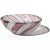 Mid-Century Modern Vintage Venini Murano Signed Made in Italy Amethyst White Zanfirico Ribbons Italian Art Glass Ring Dish Bowl For Sale - Image 3 of 7