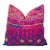 Tribal Embroidered Floral Pillow For Sale