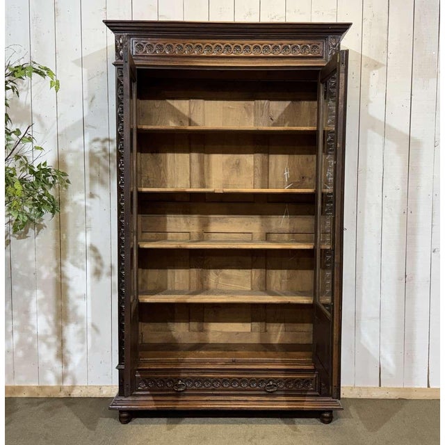 20th Century Breton Chestnut Bookcase For Sale - Image 16 of 18