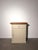 Painted Oak Accent Cabinet with Natural Wood Top For Sale - Image 6 of 6