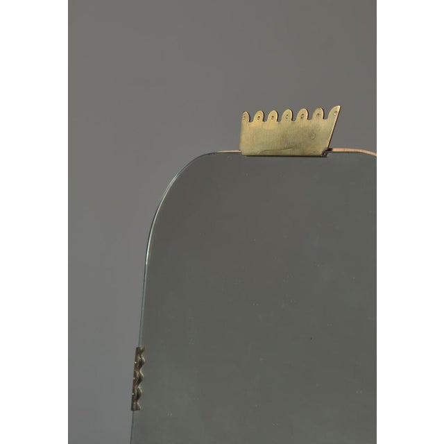 Swedish Adjustable Table Mirror in Marble and Brass, Sweden, 1930s For Sale - Image 10 of 16