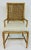 Original Retail $1176, stylish Bungalow 5 Organic Modern Caned Aubrey Arm Chair/Desk Chair, cerused finished bamboo wood...