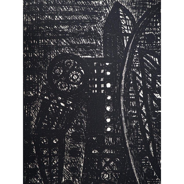 Marcel Gromaire, Macbeth, Shakespeare, The Revolt of the Knight, 1958, Original Etching For Sale - Image 6 of 8