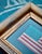 Textile Rare and Fine Antique American Flag 1912 Staggered 48 Star Glazed Cotton in Antique Gilt Frame For Sale - Image 7 of 10