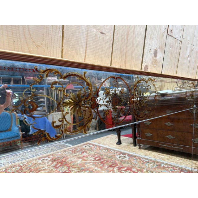 Art Nouveau Brasserie Mirror, 1960s For Sale - Image 6 of 8