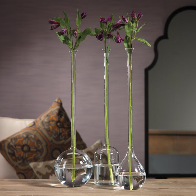 Long Neck Ball Shape Vase