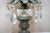 1915 Antique Bronze Art Nouveau German Crystal Prism Table Lamp For Sale In Los Angeles - Image 6 of 13