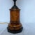 1990s Brass Table Lamp With Square Silk Shade For Sale - Image 4 of 13