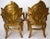 Bartolozzi & Maioli Italian Carved Wooden Leaf Chairs - a Pair For Sale - Image 4 of 7
