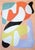 2026, Mid Century Modern Style Painting in Vivid Tones, For Sale