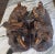 Wood Antique Hand-Carved Chinese Guardian Lions or Foo Dogs - a Pair For Sale - Image 7 of 11