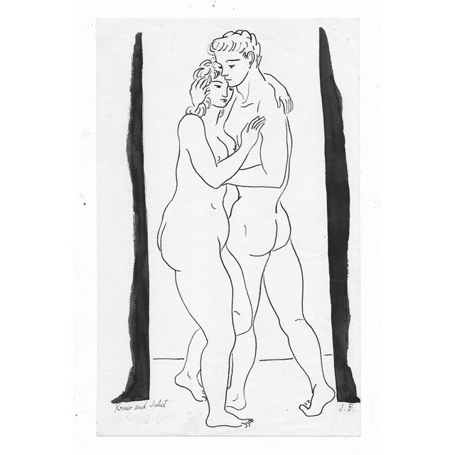 Mid-Century Modern Romeo and Juliet by James Bone For Sale - Image 3 of 3