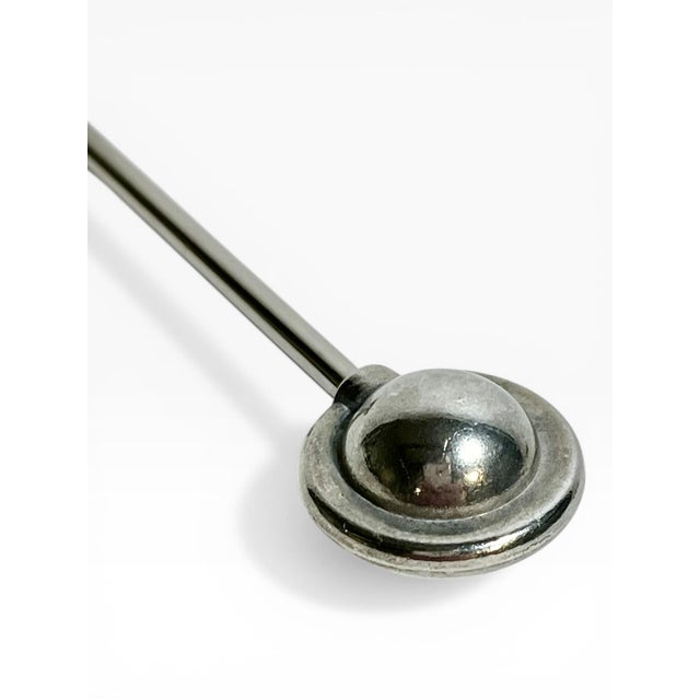 Vintage French Stainless Cocktail Swizzle Sticks - Set of 8 For Sale - Image 6 of 6