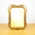 Vintage Mirror with Golden Frame For Sale - Image 6 of 6