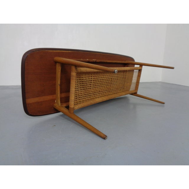Teak & Oak Coffee Table by Børge Mogensen for Fredericia Stolefabrik, 1950s For Sale - Image 11 of 16