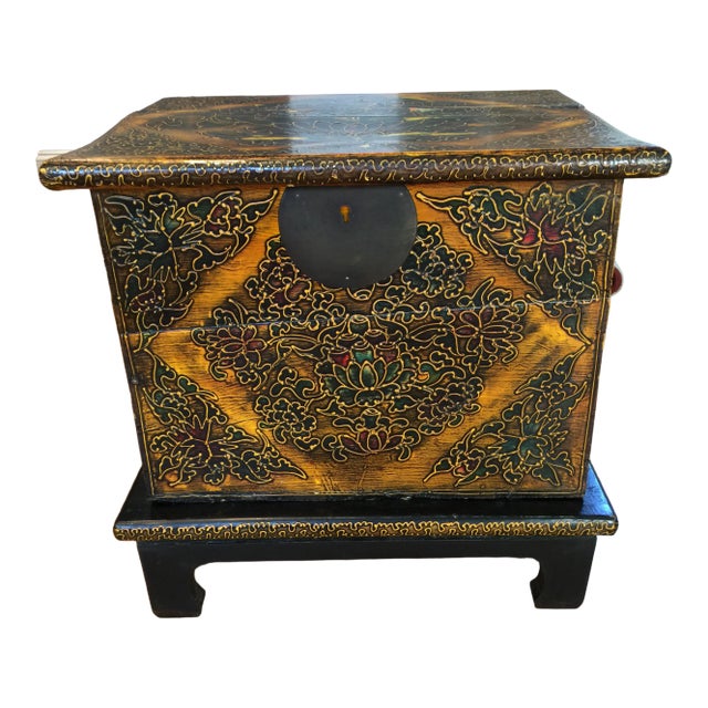 19th Century Tibet Chest For Sale