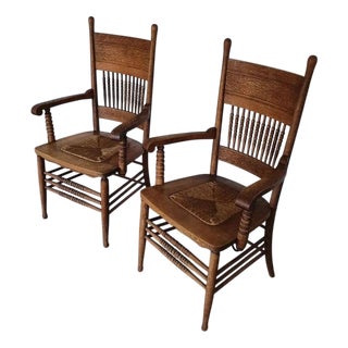 Belle Epoque Shaker Chairs, Set of 2 For Sale