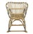 2020s Matthew Izzo Home Cannes Tan, Blue, and White Rattan Rocking Chair For Sale - Image 5 of 7