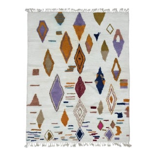 Handmade Moroccan Berber Rug - 10.3 X 8.3 Ft For Sale