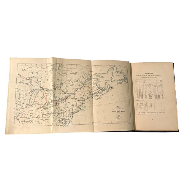 Mid 19th Century Antique 1st Ed Book: Journal of the Progress of h.r.h. The Prince of Wales Through British North America 1860 For Sale - Image 5 of 13