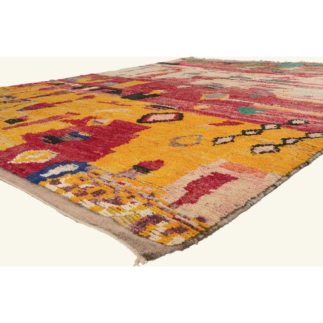22096 Contemporary Boujad Moroccan Rug, 09'11 x 12'09. The Living Covenant: A Boujad Moroccan Masterpiece of Avant-Garde...