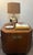 Mid Twentieth Century Attributed to Founders Furniture Mozambique Octagonal End Table With Brass Hardware For Sale - Image 12 of 15