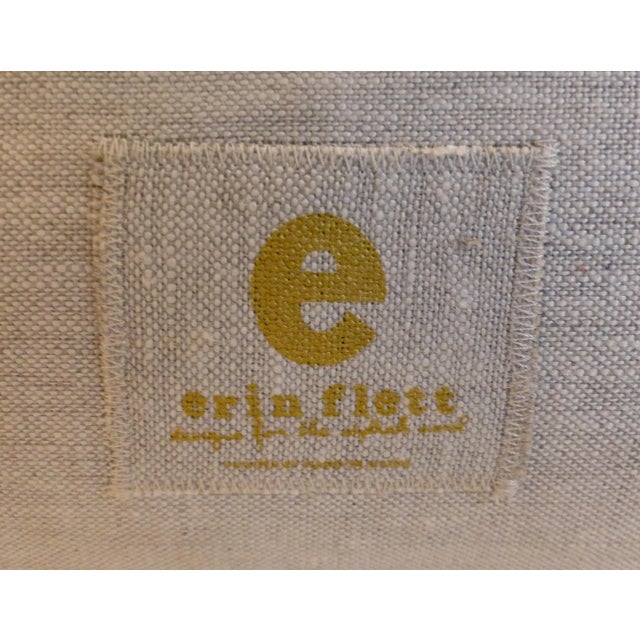 2020s Heavy Linen Hand Made Pink Polka Dot Pillow For Sale - Image 5 of 6