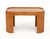Modern Red and Yellow Patterned Side Table, the top with galleried edge. 17" H x 30" W x 18" D. Provenance: From a Forest...