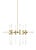 The Linger 18-Light Chandelier by Sean Lavin for Tech Lighting is designed with 18 LED lights shaped by glass and acrylic...