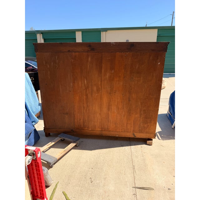 Wood Wardrobe Closet Circa 1910 For Sale - Image 7 of 8