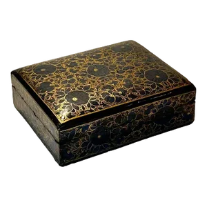 Early 1900s Kashmir Papier-Mâché Box